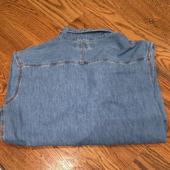 Wrangler® RIGGS Workwear® Denim Long-Sleeve Work Shirt - Picture 7 of 8